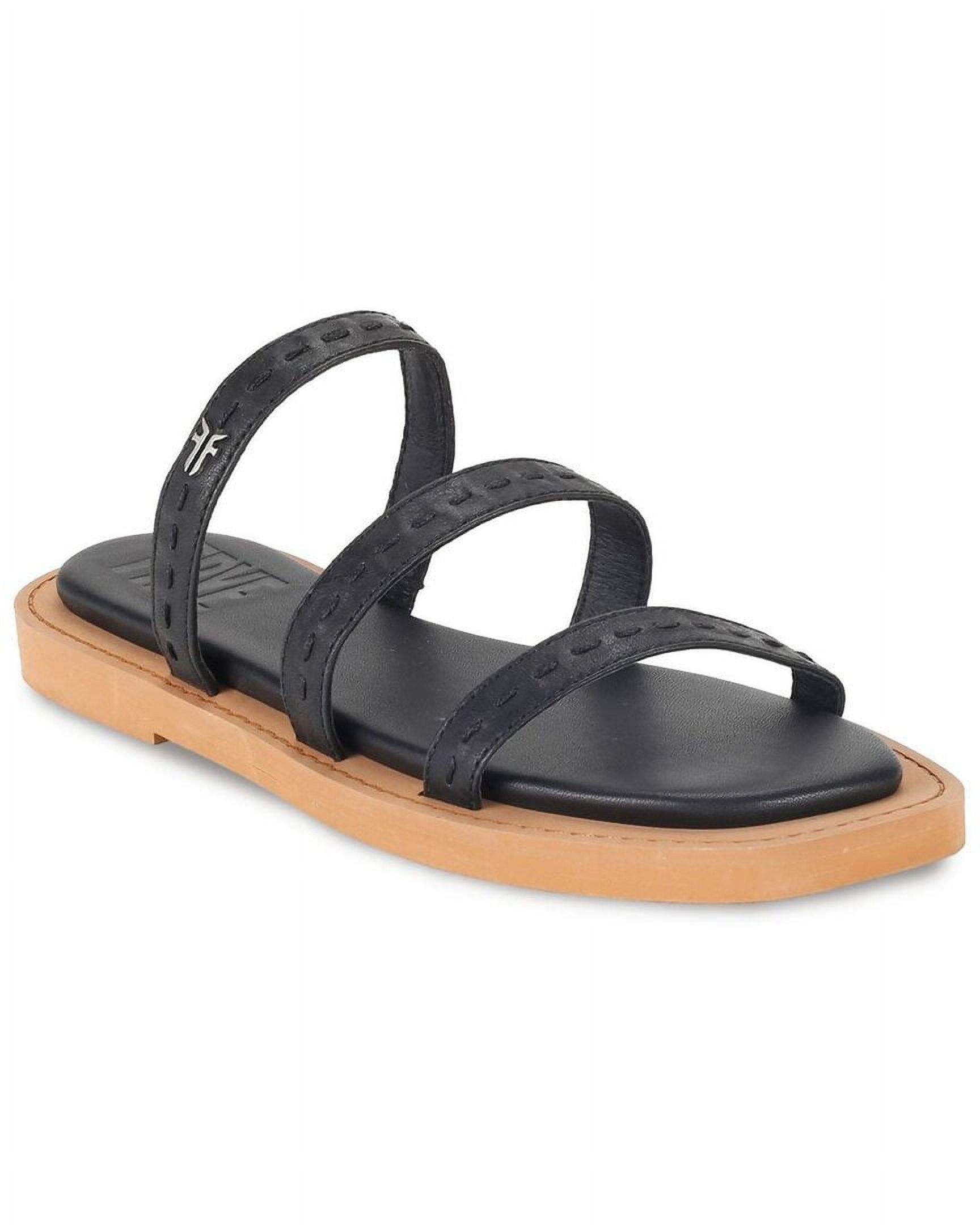 Frye Faye Strappy Slide Leather Sandal, 6.5